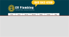 Desktop Screenshot of cvplumbingandpools.com